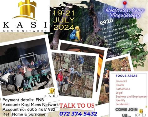 Mens Camp, Lekgotleng La Banna, Kloofwaters, Magaliesburg, 19 July to ...