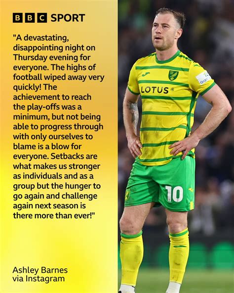'A devastating, disappointing night' - Norwich City's Ashley Barnes ...