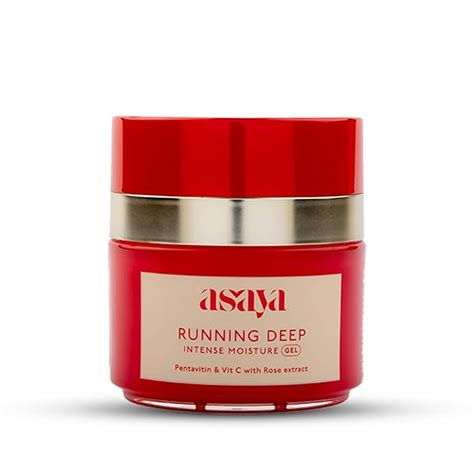 Asaya Running Deep Intense Face Moisturizer Gel |72-Hour Hydration ...