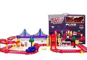 Buy Ramus 84 Pcs Need for Speed Track Set Racer Epic Challenge Speedway ...