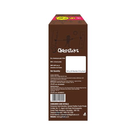 Gone Mad Premium Choco-Filled Wafer Sticks – 24 Sticks (192g) – Crispy ...