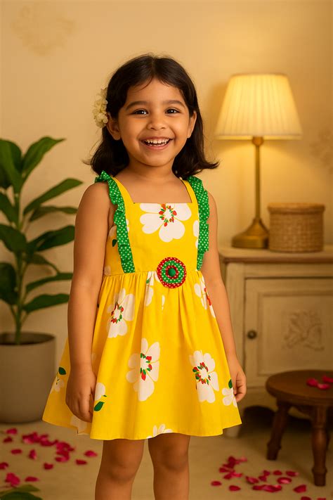 Trendy & Affordable Buy Premium Baby Girls Cotton Summer Dress Online ...