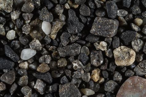 Black Sand Under Microscope