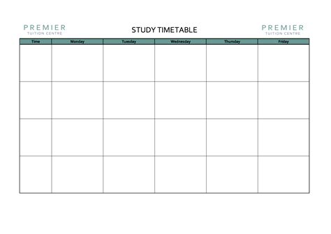 Image result for Study Timetable
