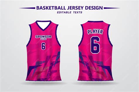 Premium Vector | Light color basketball jersey design for team