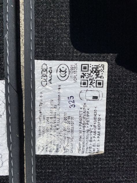 AUDI A5 NEW SHAPE SET OF FLOOR MATS - VolksAudi