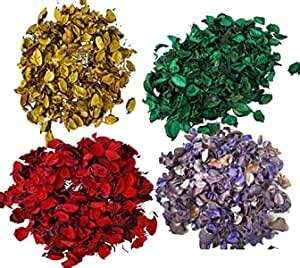 Pure Source India Unscented Dried Flowers Leaves Potpourri, 2 kg, (500 ...