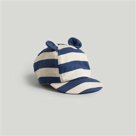 Buy Mothercare Boys Striped 3D Ears 100% Cotton Novelty Cap-Navy Online ...