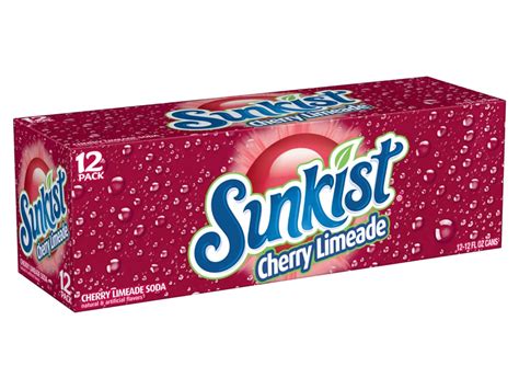 Sunkist Soda Bundled by Louisiana Pantry (Cherry Limeade, 12 Pack 12 o