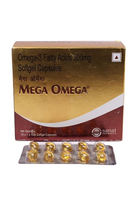 Mega Omega Capsule | Uses, Side Effects, Price | Apollo Pharmacy
