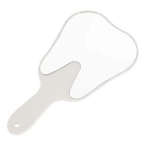 Dental Mart Tooth Shape Mirror for Dentist Chairside (White) : Amazon ...
