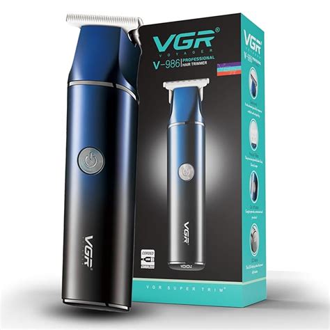 VGR V-986 Professional T-blade Precision Trimmer for Men with LED ...