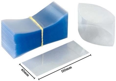 PACKIT Transparent PVC Heat Shrink Sleeves 5" x 40mm - Pack of 100 pcs ...