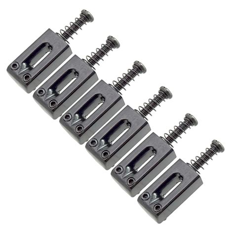 Buy Electric Guitar Bridge 6 Piece Roller Bridge Tremolo Saddles With ...