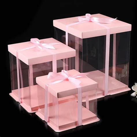 Clear Cake Box – Wrapzone