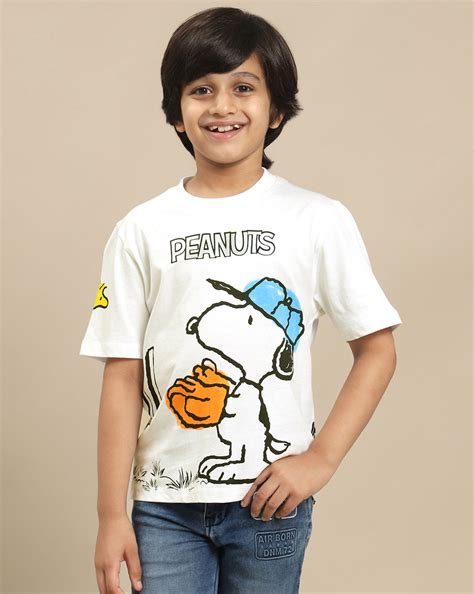 Peanuts Printed Regular Fit Tshirt For Boys – Kidsville