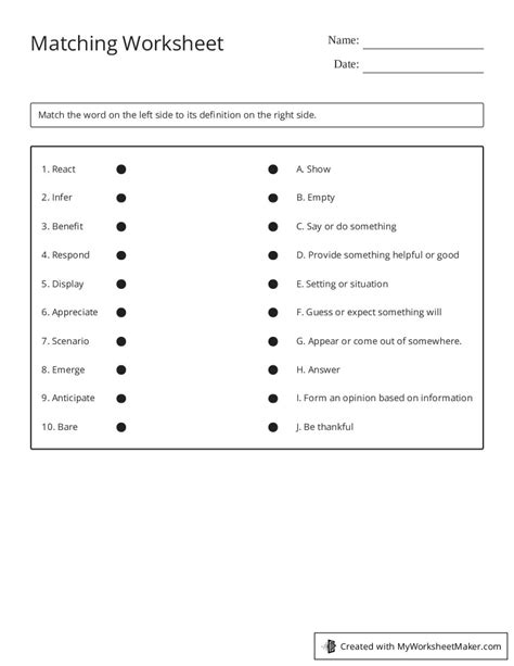 Worksheet Using Computer Matching 的图像结果