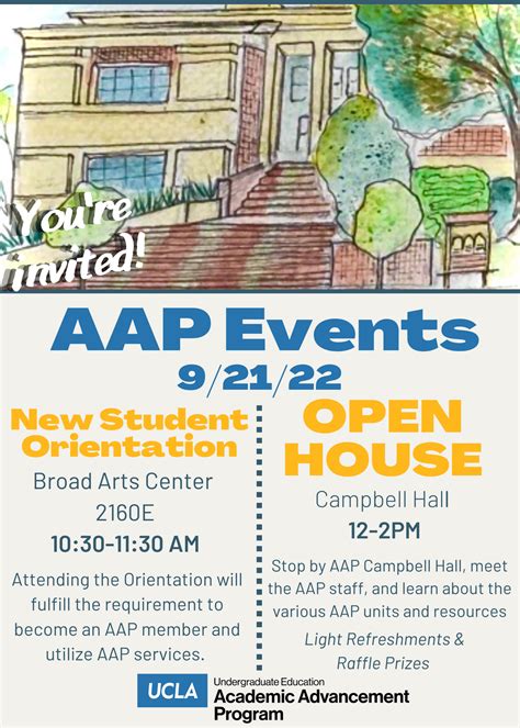 AAP New Student Orientation & Open House – Academic Advancement Program