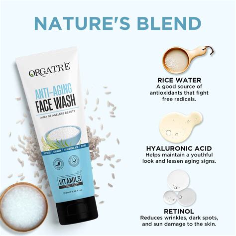 Orgatre Anti Aging Face Wash | Fight Wrinkles & Fine Lines