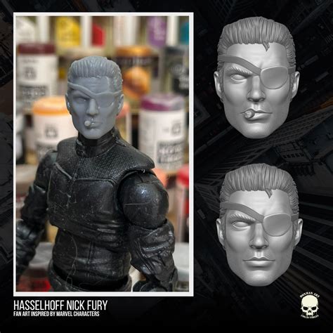 STL file David Hasselhoff Nick Fury fan art 3D printable File For ...