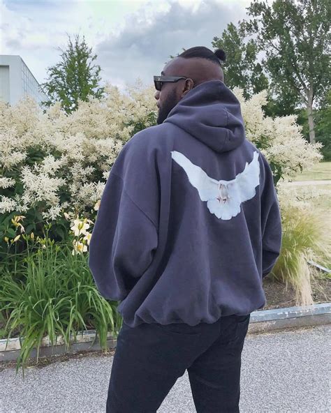 Kanye West Double layer hooded Sweater Men Women 1:1 Top Version Hoodie ...