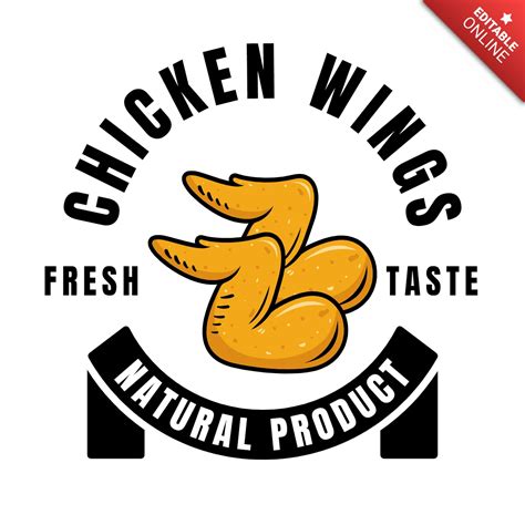 Fresh Chicken Wings Logo Design Template | Free Design Template