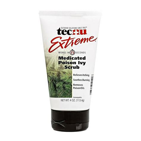 Tecnu Extreme Poison Ivy & Oak Scrub Removes Poisonous Plant Oils, 3 ...