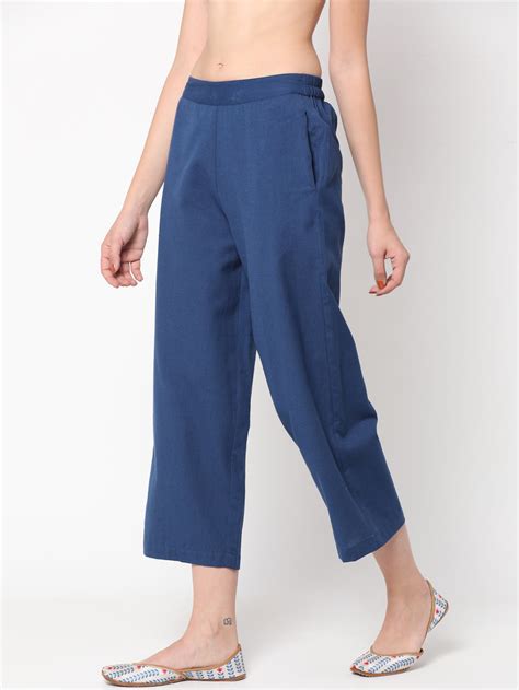 Vivian Kurta set | Blue solid kurta set with embroidered yoke | Untung