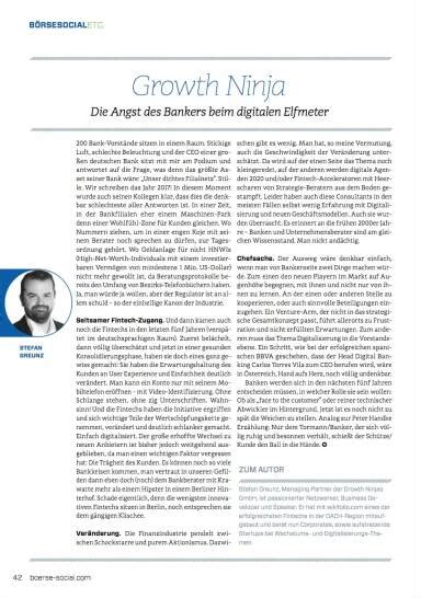 Growth Ninja - Die Angst des Bankers beim digitalen Elfmeter – Magazine ...