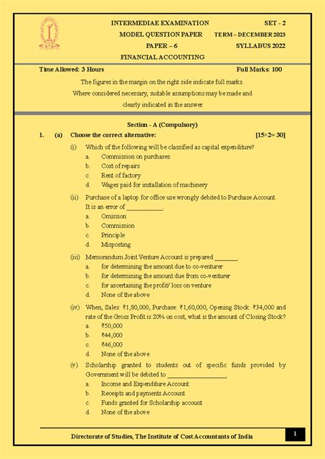 Paper 6 Syl22 Dec23 Set2 - MODEL QUESTION PAPER TERM – DECEMBER 2023 ...