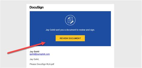 Image result for DocuSign Contract Email