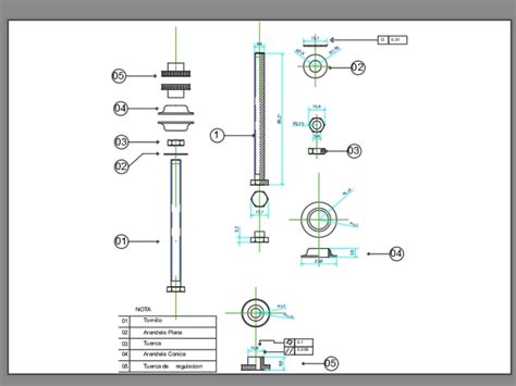 Image result for Spring in 2D Assembly Drawing