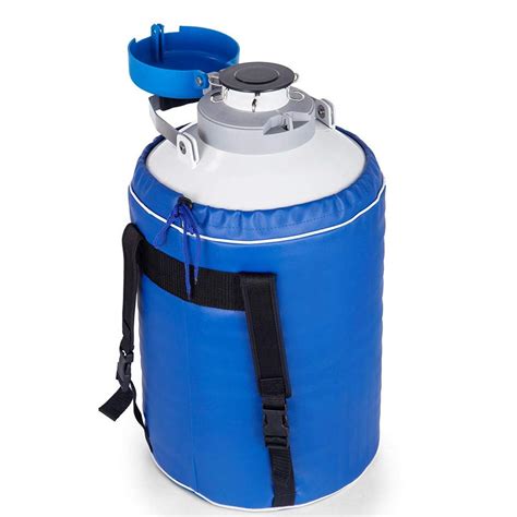 Buy S SMAUTOP 6.7L Liquid Nitrogen Container Aluminum Alloy Liquid ...