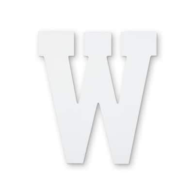 13" White MDF Uppercase Letter by Make Market®, Color: W | Michaels