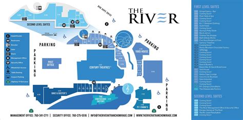 Plaza Map — The River at Rancho Mirage