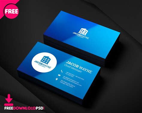 Business Card Template Photoshop 的图像结果