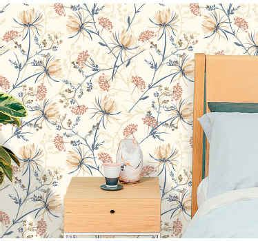 Floral Ornamental Wallpapers - TenStickers