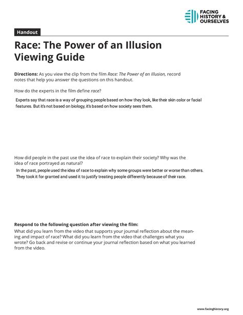 Kami Export - Jorge OW - Race The Power of an Illusion Viewing Guide ...