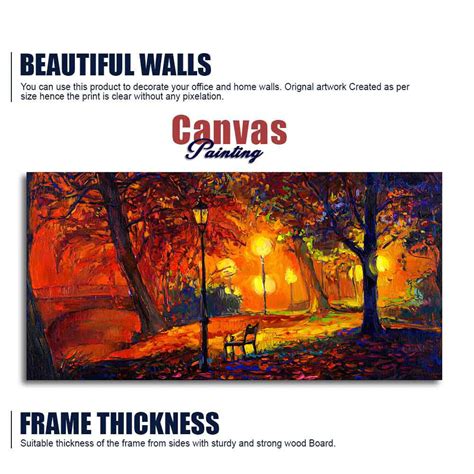 Abstract Art scenery of Park Wall Painting – Decor Mantra