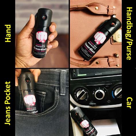 Buy GUARDIAN SELF DEFENSE PEPPER SPRAY FOR WOMEN SAFETY/PROTECTION ...