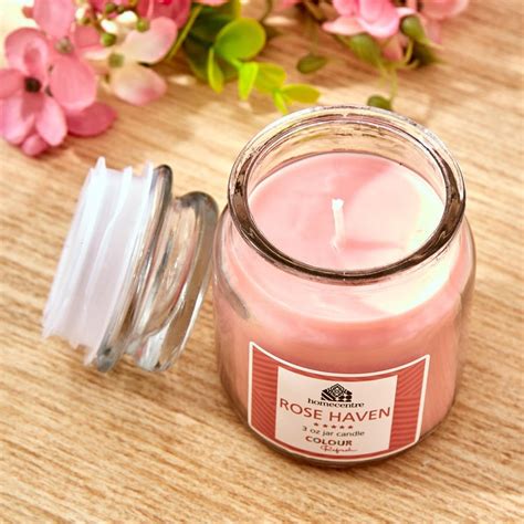 Buy Colour Refresh Set of 2 Rose Haven Scented Jar Candles from Home ...