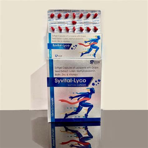 Syvital-Lyco softgel Capsules Sycon Healthcare Pvt. Ltd.