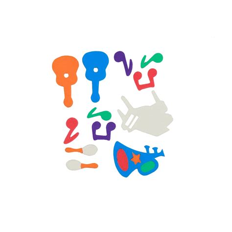 Supreme Musical Instruments Foam Stickers for Kids Self Adhesive
