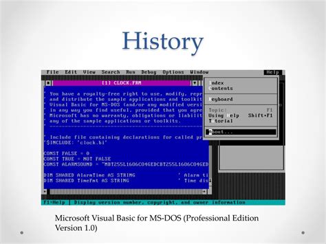 Image result for Visual Basic History