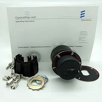 HELLA Eberspacher Espar Air Heater Switch Rheostat 12V, Black, Rotary ...