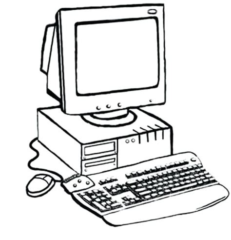 Computer Parts Coloring Pages 的图像结果