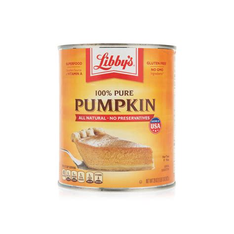 Libby's 100% Pure Pumpkin Solid 822g - Spinneys UAE