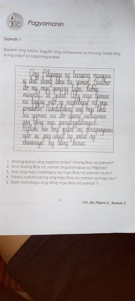 Filipino Pls u answer me now u see read pic 1.? 2.? 3.? 4.? 5 ...