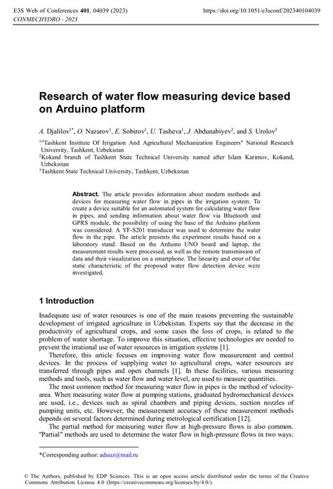 Image result for Measuring Water Flow with Arduino