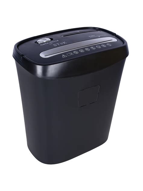 SToK (ST-30CC Shredder) 8 Sheet Cross Cut Paper, CD/DVD, and Credit ...